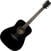 Dreadnought kitarr Yamaha FG800 Black Dreadnought kitarr