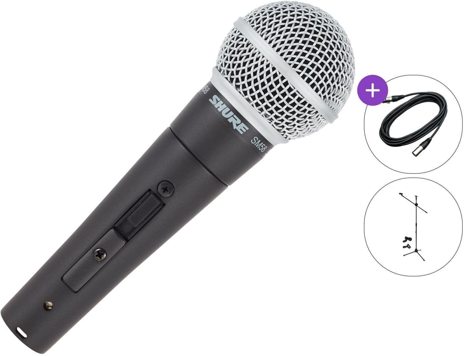 Dinamički mikrofon za vokal Shure SM58SE SET 2 Dinamički mikrofon za vokal