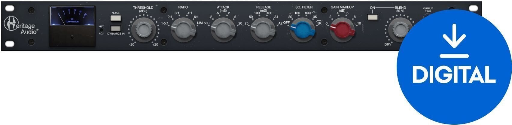 Studio-Effekt-Plugin Heritage Audio Successor Stereo Bus Compressor (Digitales Produkt)