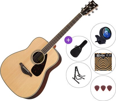 Akusztikus gitár Yamaha FG830 SET 2 Natural Akusztikus gitár - 1