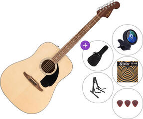 Akustická gitara Fender California Standard Redondo SET 2 Natural Akustická gitara