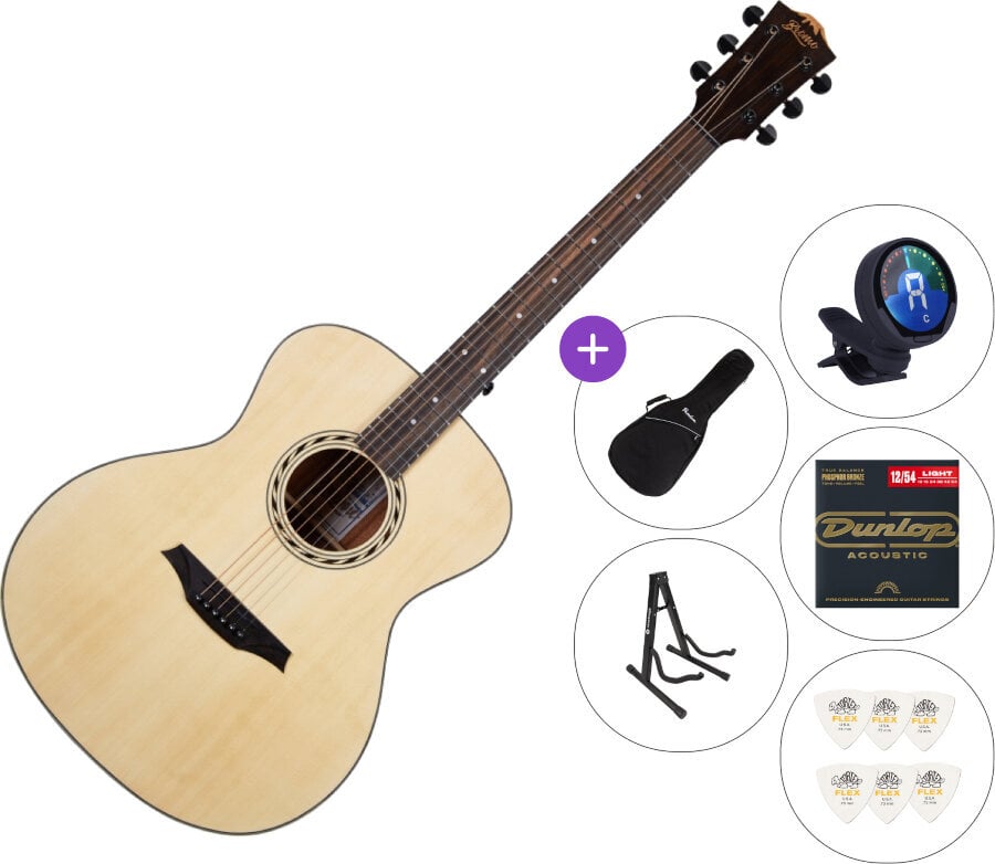 Jumbo Guitar Bromo BAA2 SET 2 Natural Jumbo Guitar