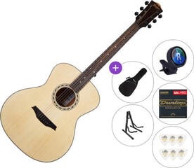 Jumbo Akustikgitarre Bromo BAA2 SET 2 Natural Jumbo Akustikgitarre