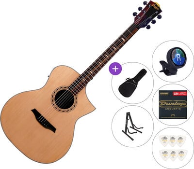 Jumbo Guitar Bromo BAA4C SET 2 Natural Jumbo Guitar - 1