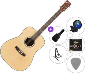 Akustická gitara SX SD304 SET 2 Natural Akustická gitara