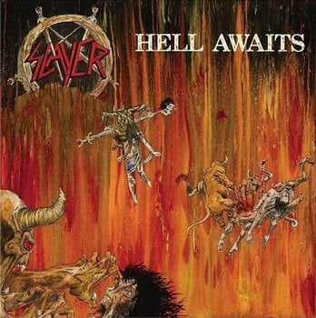 Vinyylilevy Slayer - Hell Awaits (Limited Edition) (Orange/Black Split Coloured) (LP) - 1