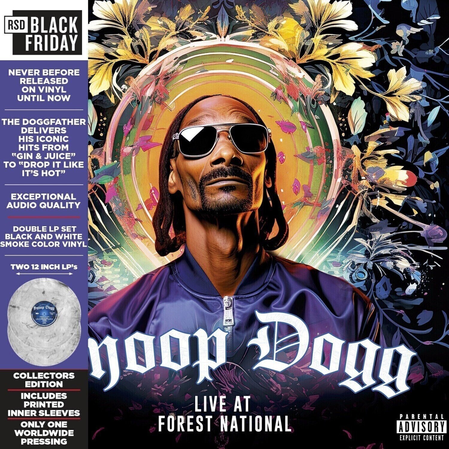 Disc de vinil Snoop Dogg - Live At Forest National 2005 (Limited Edition) (Black/White Smoke Coloured) (2 LP)