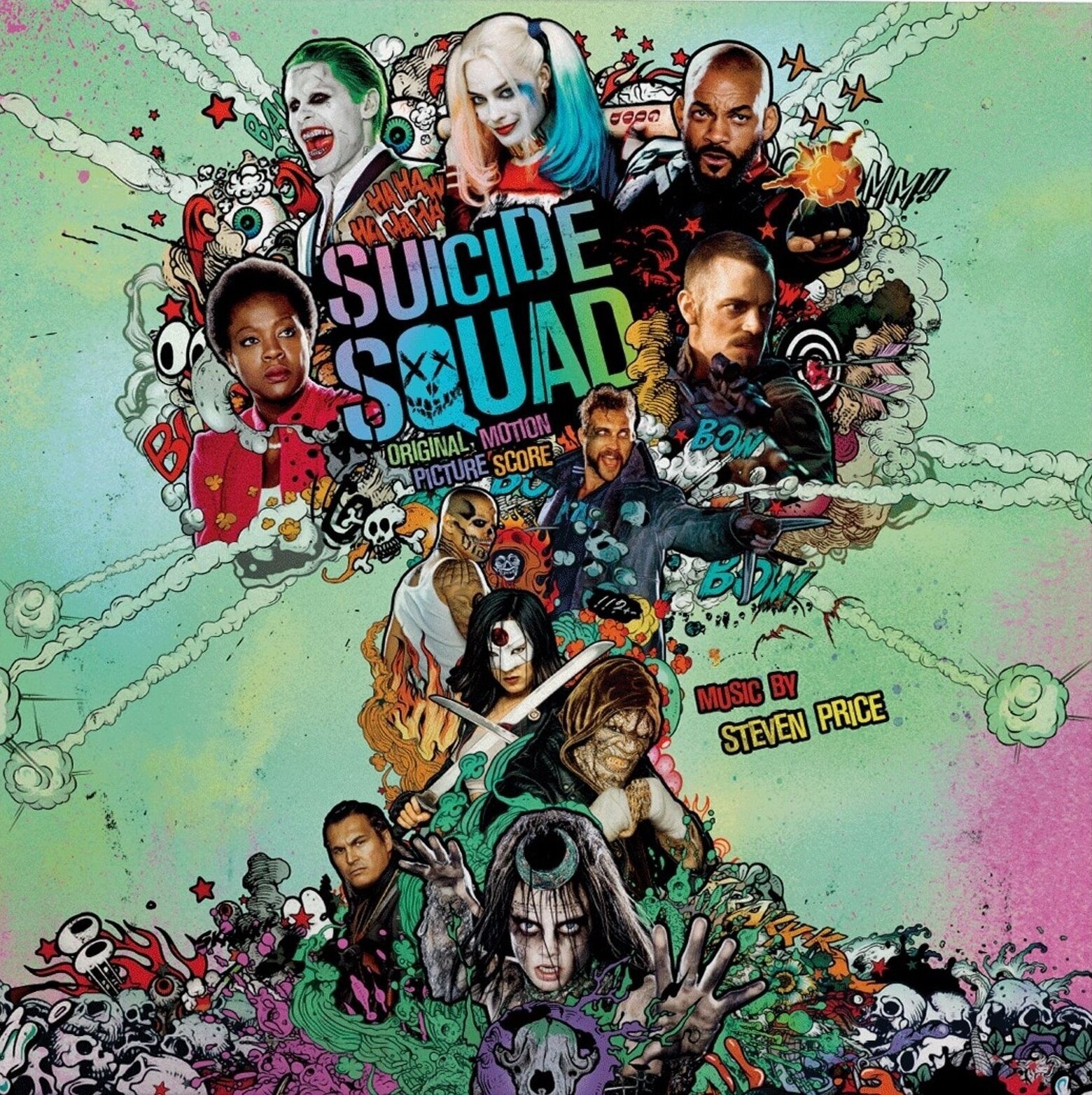LP ploča Steven Price - Suicide Squad (Original Soundtrack) (Numbered/Limited Edition) (Random Surprise Color Coloured) (180 g) (2 LP)