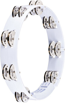 Classical Tambourine Meinl HTT10WH Headliner Series Tour White 10" Classical Tambourine - 1