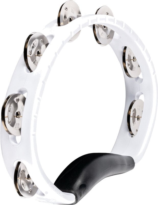 Percussion - Tambourin Meinl HTWH Headliner Series Hand Held ABS White Percussion - Tambourin