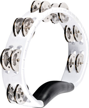 Pandeireta clássica Meinl HTMT1WH Headliner Series Hand Held ABS White Pandeireta clássica - 1