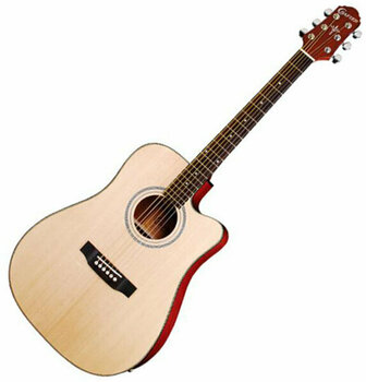 Dreadnought elektro-akoestische gitaar Crafter HDC-24EQ NT - 1
