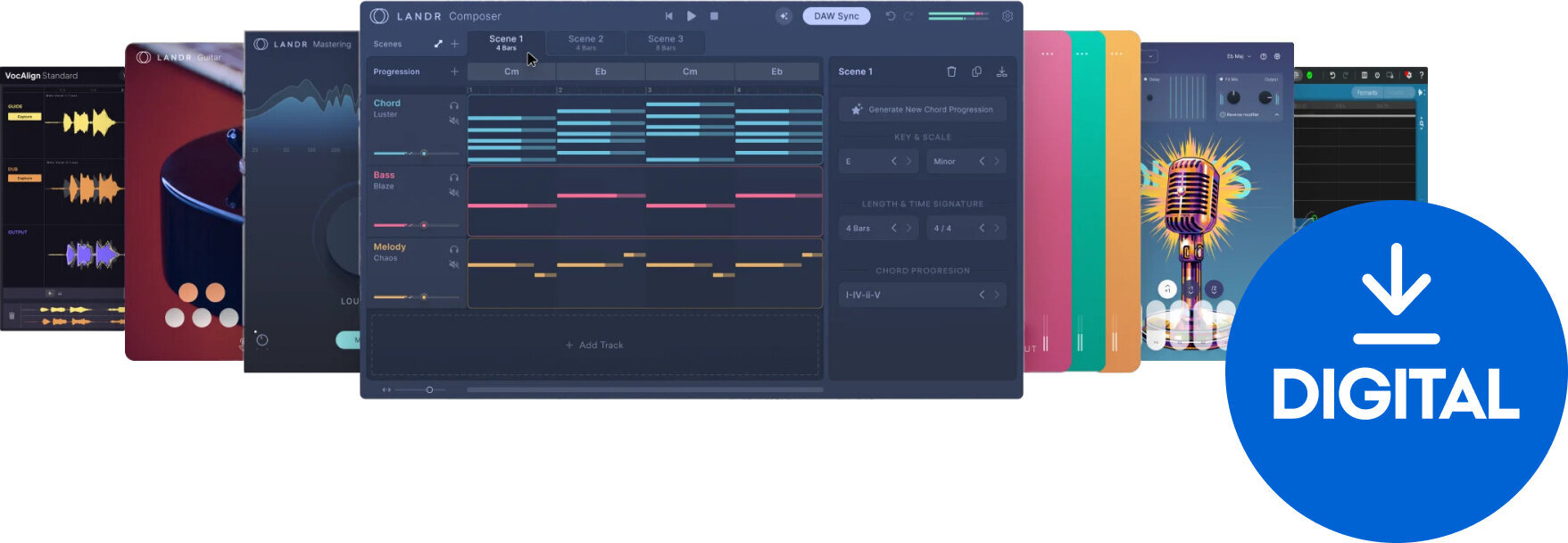 Plugins d'effets LANDR Super Bundle (Produit numérique)