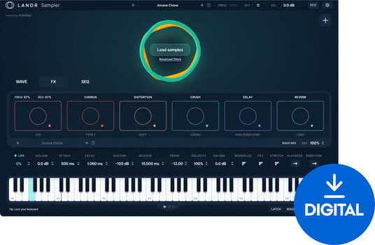 Software Plug-In FX Processor LANDR Sampler (Digital product) - 1