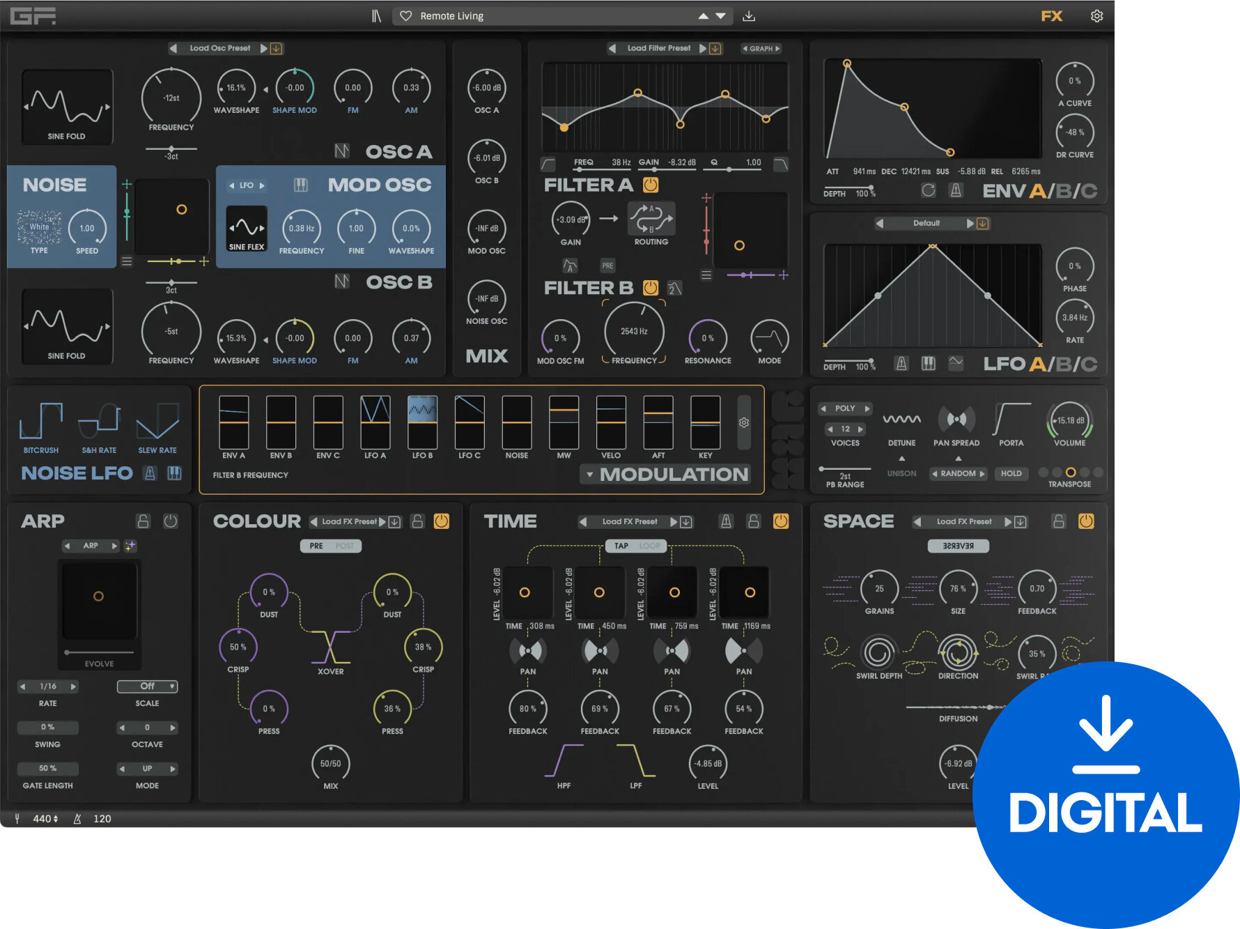 VST Instrument GForce MAP (Digitaalne toode)