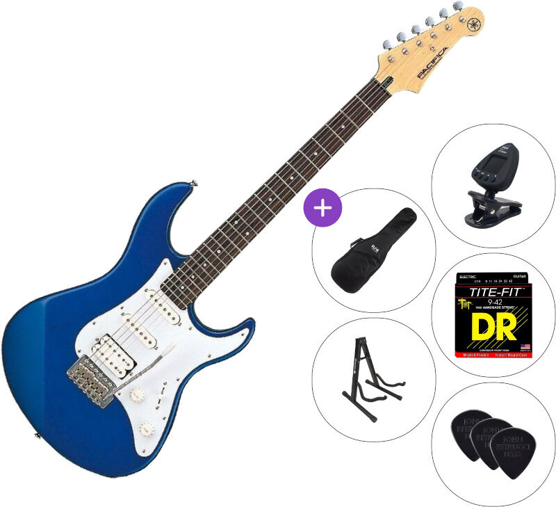 Elektrická kytara Yamaha Pacifica 012 SET 3 Dark Blue Metallic Elektrická kytara