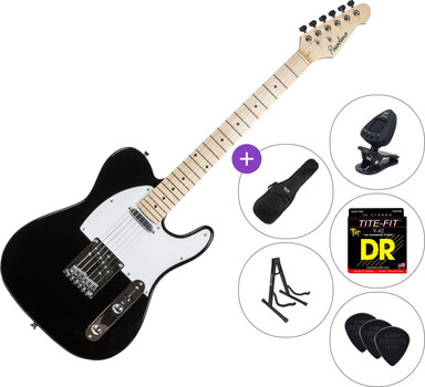 Elektromos gitár Pasadena TL-10 SET 3 Black Elektromos gitár - 1