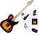 Chitarra Elettrica Pasadena TL-10 SET 3 Sunburst Chitarra Elettrica
