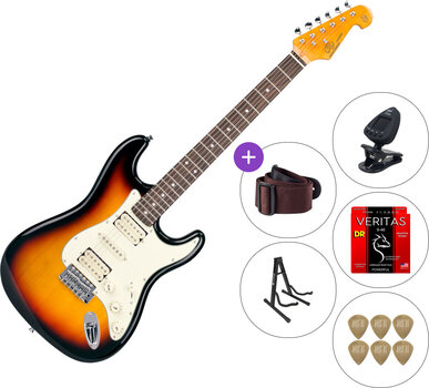 Električna kitara SX SST62+ /HSH SET 3 3-Tone Sunburst Električna kitara - 1