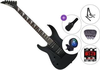 Elektrisk gitarr Jackson JS22L DKA Dinky Gloss AH SET 3 Satin Black Elektrisk gitarr