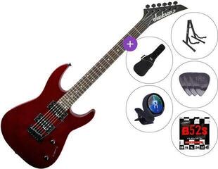 Electric guitar Jackson JS12 Dinky AH SET 3 Metallic Red Electric guitar