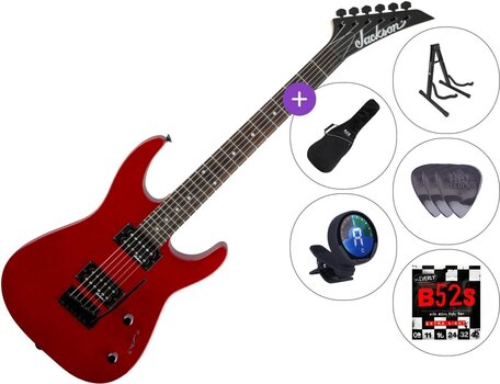 Electric guitar Jackson JS11 Dinky AH SET 3 Metallic Red Electric guitar - 1