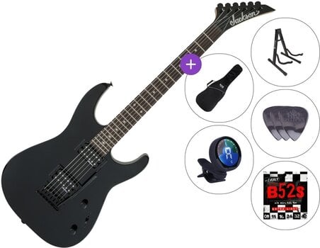 Ηλεκτρική Κιθάρα Jackson JS11 Dinky AH SET 3 Black Ηλεκτρική Κιθάρα - 1