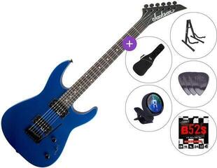 Electric guitar Jackson JS11 Dinky AH SET 3 Metallic Blue Electric guitar