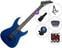 Electric guitar Jackson JS11 Dinky AH SET 3 Metallic Blue Electric guitar