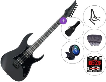 Електрическа китара Ibanez GRGR131EX-BKF SET 3 Black Flat Електрическа китара - 1