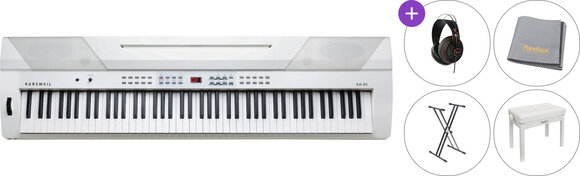 Digitaal stagepiano Kurzweil KA90 WH Deluxe SET Digitaal stagepiano White - 1