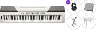 Digitralni koncertni pianino Kurzweil KA70 WH Deluxe SET Digitralni koncertni pianino White