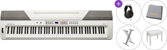 Digitaal stagepiano Kurzweil KA70 WH Deluxe SET Digitaal stagepiano White - 1