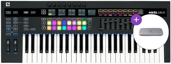 MIDI toetsenbord Novation 49 SL MKIII SET MIDI toetsenbord Black - 1