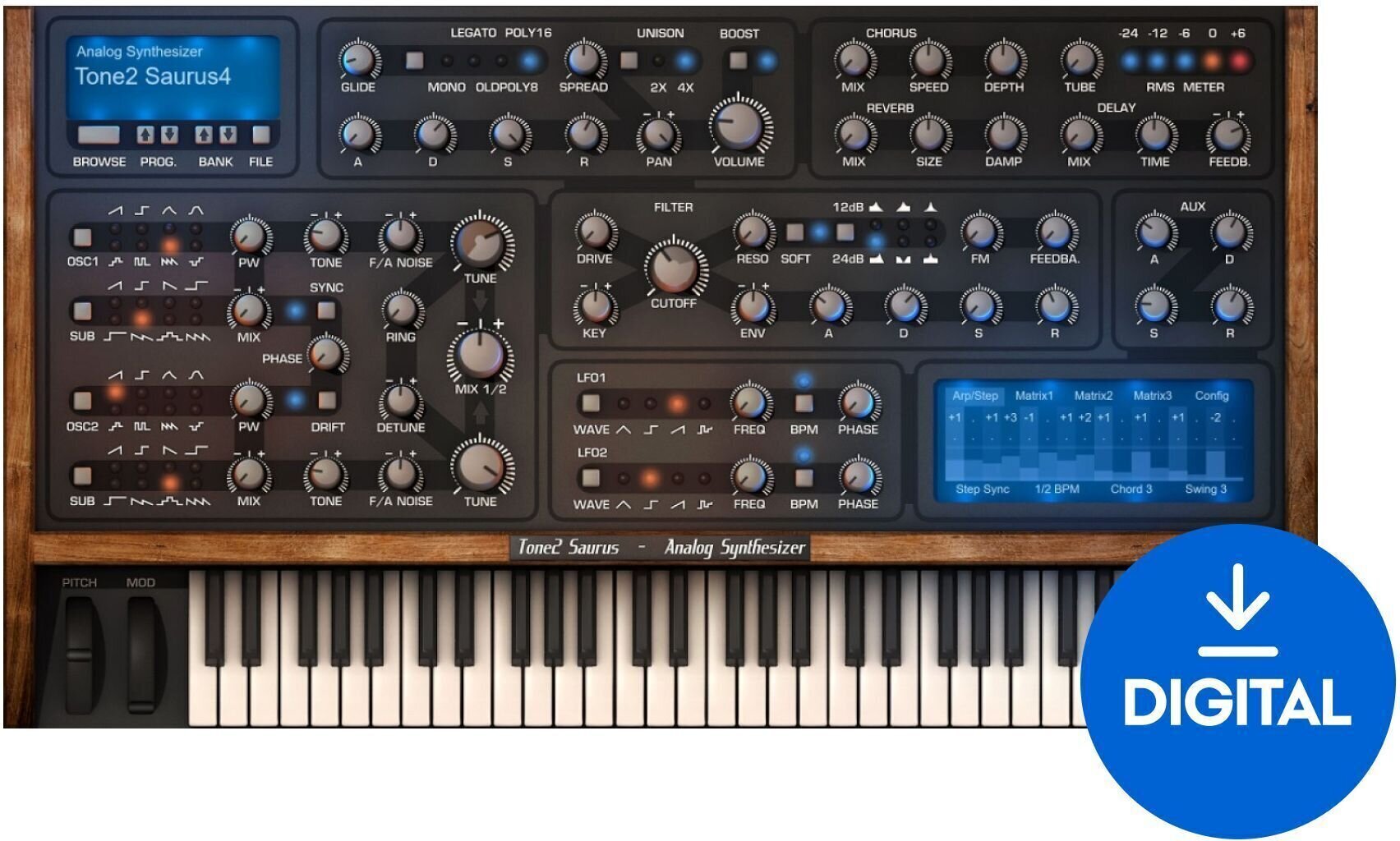 VST Instrument Tone2 Saurus 4 2024 Edition (Digitaalinen tuote)