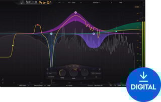 Software Plug-In FX-processor FabFilter Pro-Q 4 (Digitalt produkt)