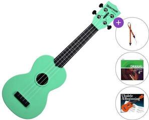 Sopránové ukulele Kala Waterman SET Sea Foam Green Sopránové ukulele