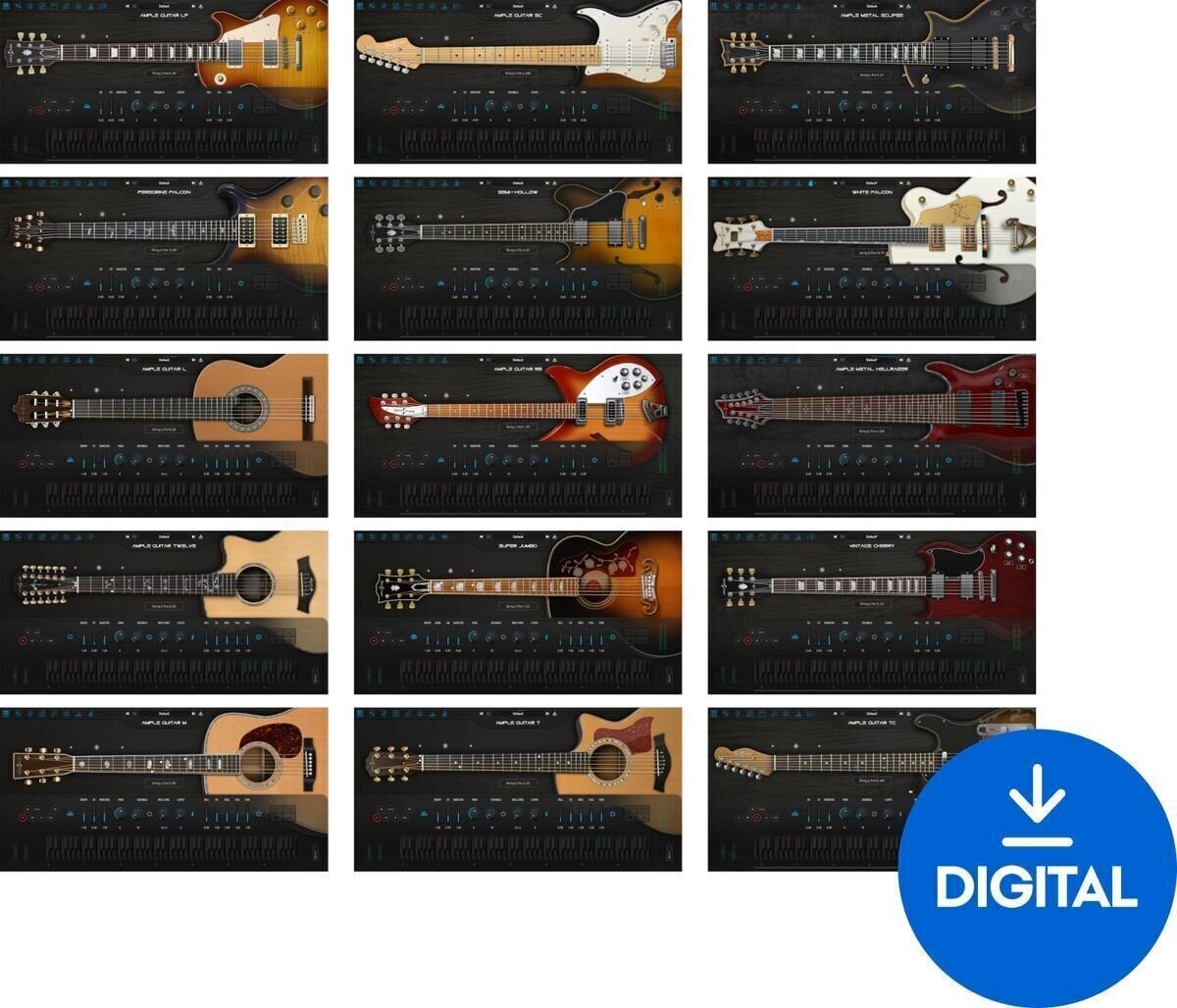 VST Instrument Ample Sound Full Guitar Bundle (Digital product)