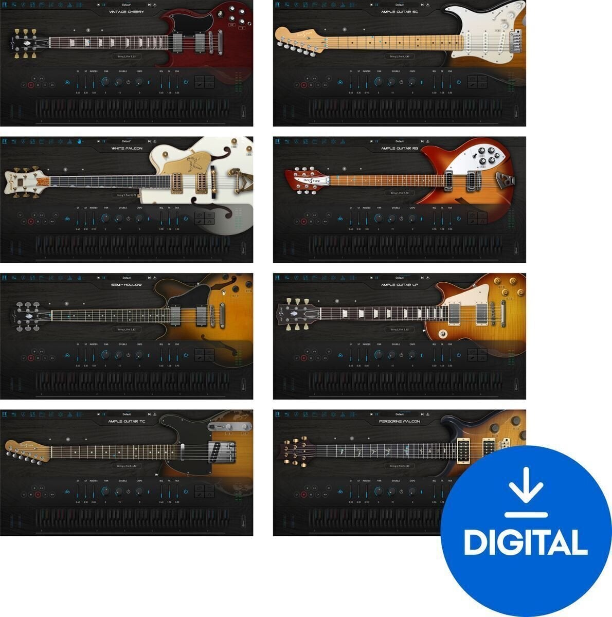 VST Instrument Ample Sound Electric Guitar Bundle (Digitaal product)