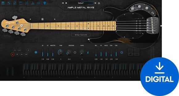 VST Instrument Ample Sound Ample Bass Metal Ray5 - AMR (Digital product) - 1