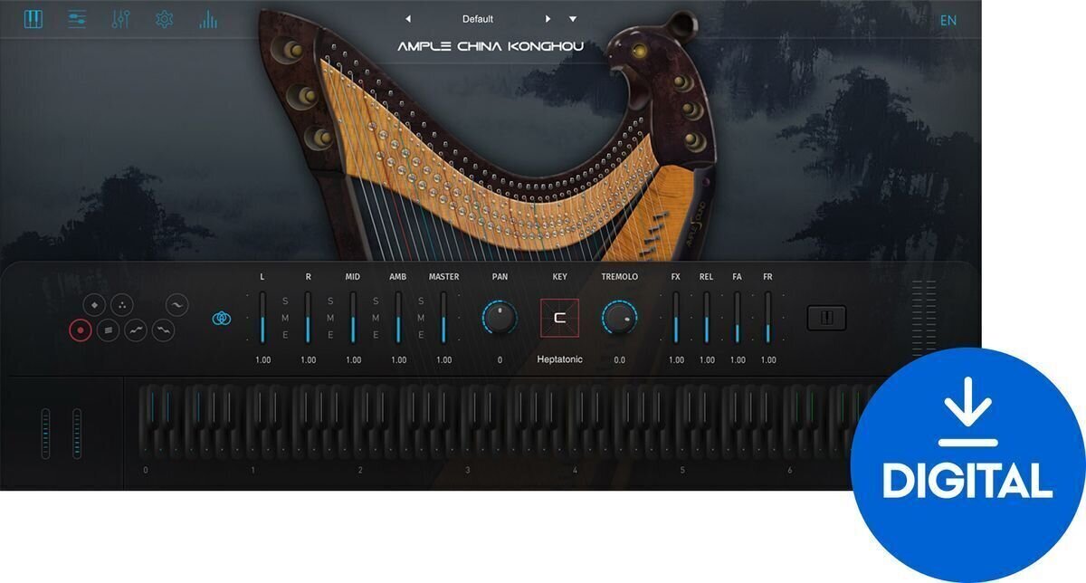 VST Instrument Ample Sound Ample China Konghou - ACKH (Digital produkt)