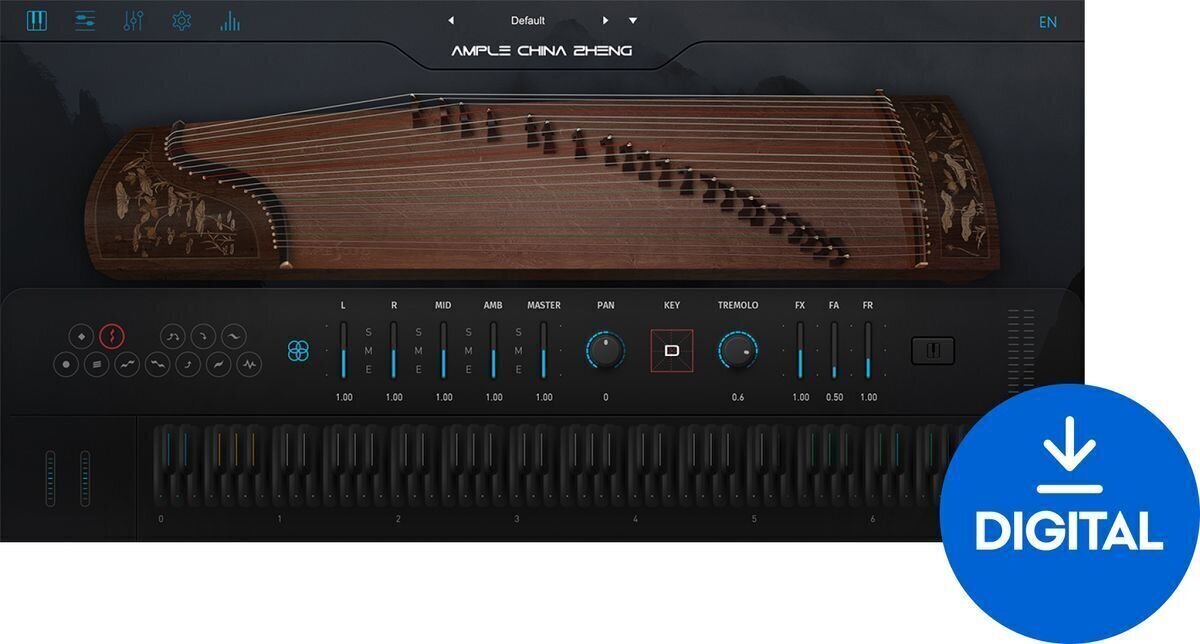 VST Instrument Ample Sound Ample China Zheng - ACZ (Digitaal product)
