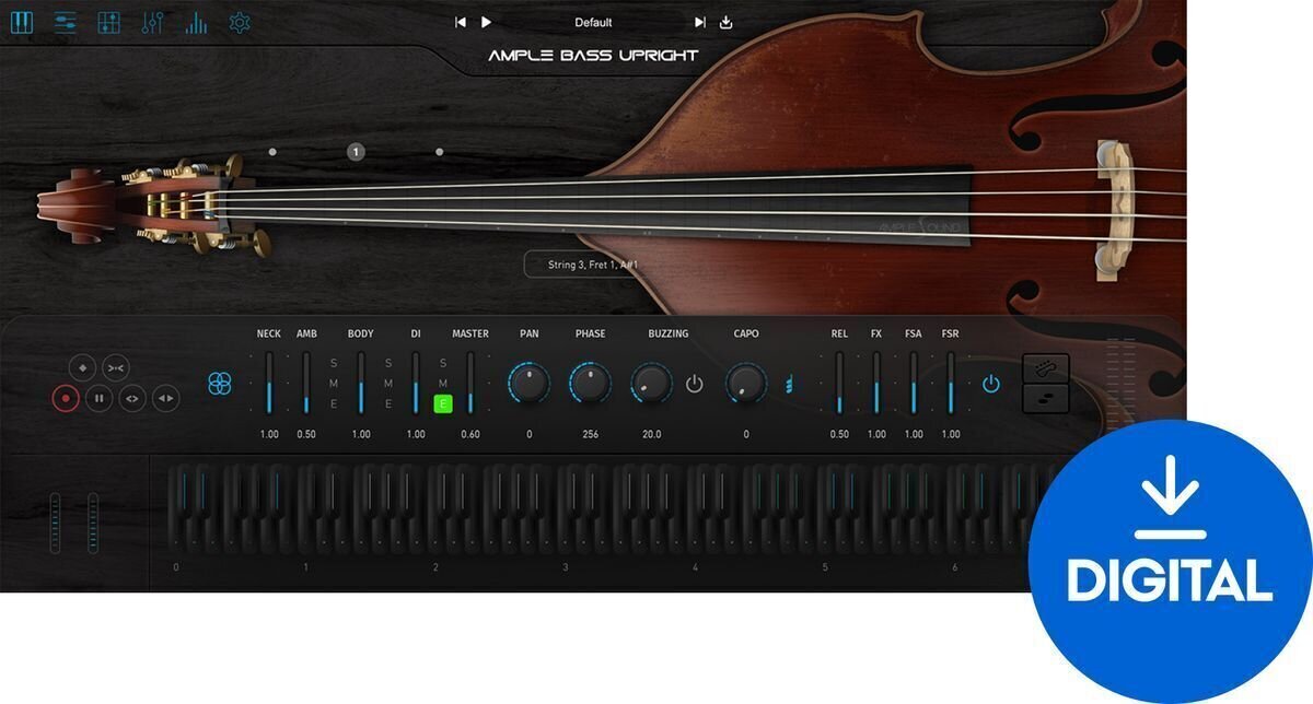 VST Instrument Ample Sound Ample Bass U - ABU (Produs digital)