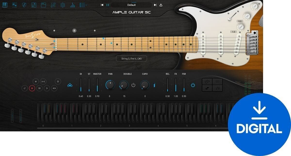 Ample Sound Ample Guitar SC - AGSC (Digitálny produkt)