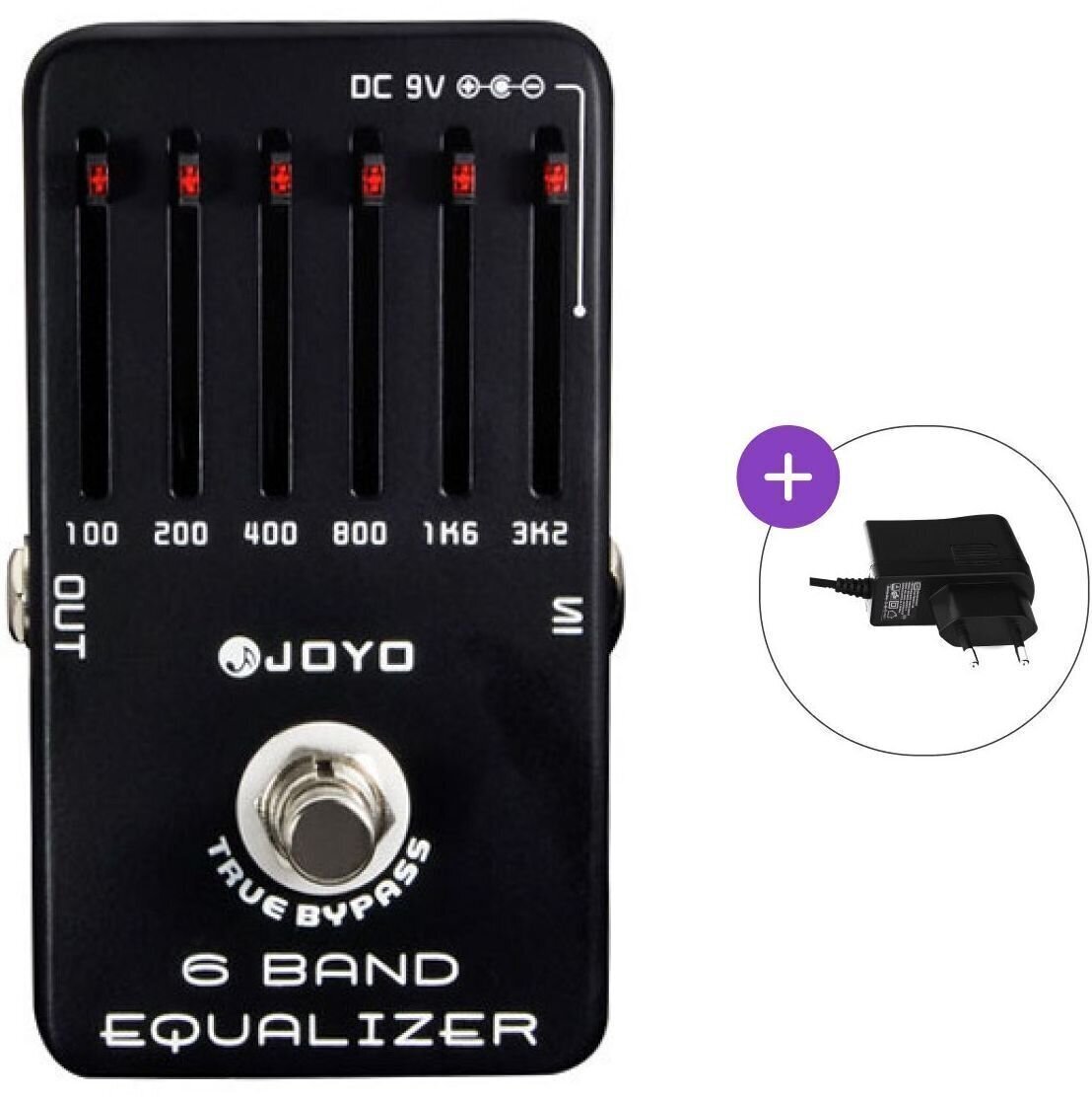 Guitar effekt Joyo JF-11 6 Band Equalizer SET Guitar effekt