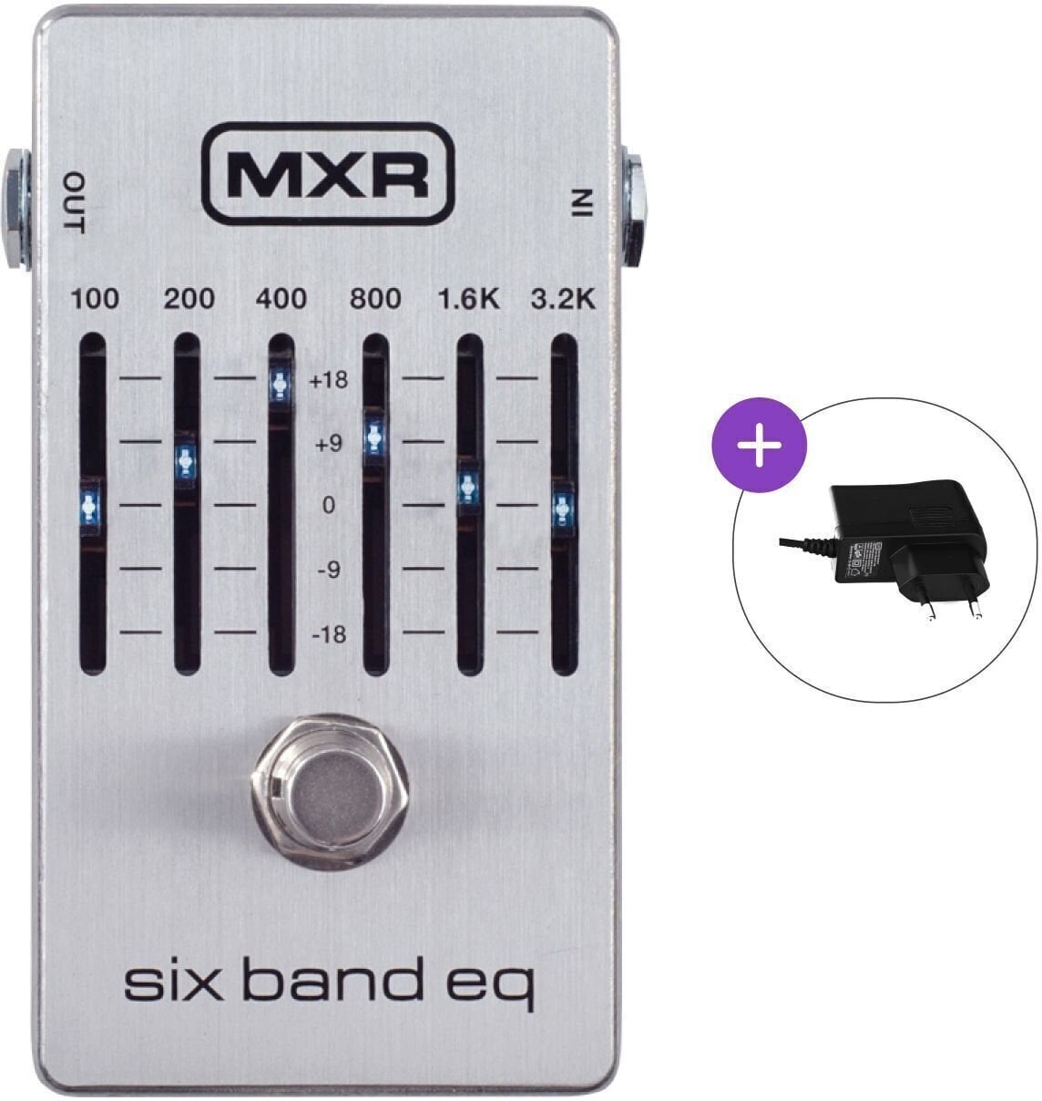 Kitarski efekt Dunlop MXR M1095 Six Band EQ SET Kitarski efekt
