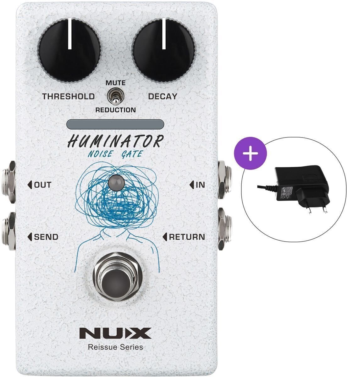 Gitarski efekt Nux NRN-1 Huminator Noise Gate SET Gitarski efekt