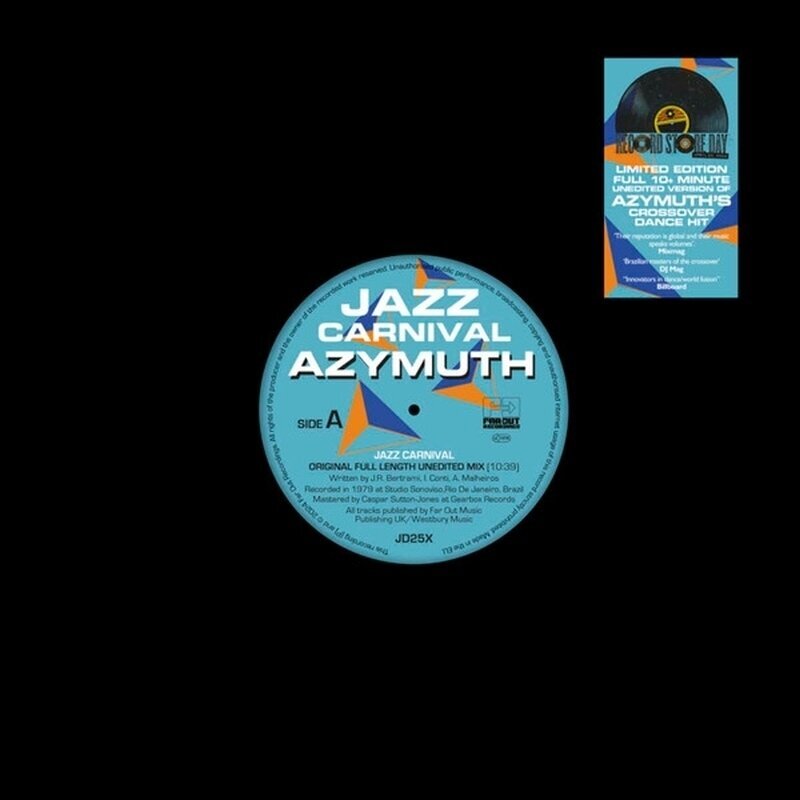 Disc de vinil Azymuth - Jazz Carnival (Original Full Length Unedited Mix) (RSD) (Limited Edition) (12" EP)