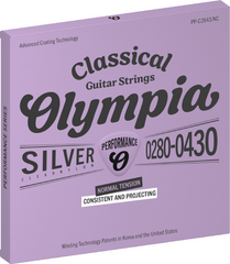 Nylon snaren voor klassieke gitaar Olympia PP-C2843/NC Nylon snaren voor klassieke gitaar