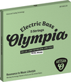 Olympia ART-B45128 Saiten für 5-saitigen E-Bass, Saiten für 5-Saiter E-Bass